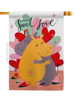 Sweet Love House Flag | Valentine's Day, Valentine, House, Flags