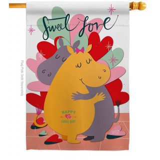 Sweet Love House Flag | Valentine's Day, Valentine, House, Flags