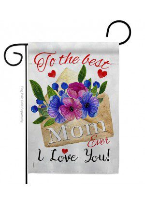 To The Best Mom Garden Flag | Mother's Day, Cool, Garden, Flags