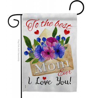 To The Best Mom Garden Flag | Mother's Day, Cool, Garden, Flags