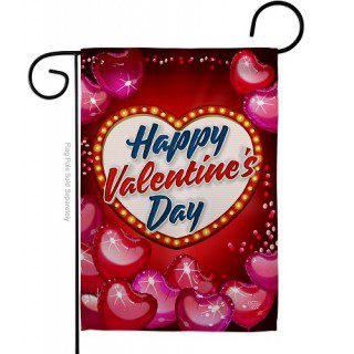 Viva Love Garden Flag | Valentine, Valentine's Day, Garden, Flags