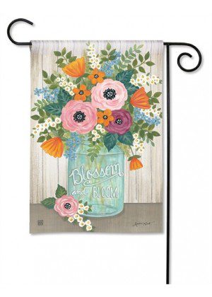 Blossom and Bloom Garden Flag | Floral, Spring, Garden, Flags