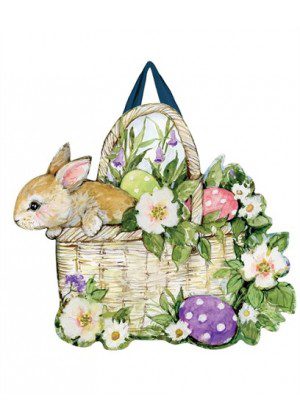 Easter Bunny Basket Door Décor | Door Hangers | Door Décor