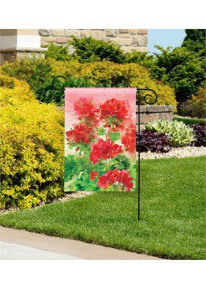 Geranium Garden Garden Flag | Floral, Decorative, Garden, Flags