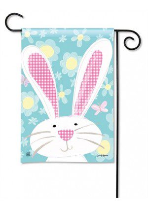 Gingham Bunny Garden Flag | Easter, Decorative, Garden, Flags