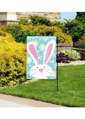 Gingham Bunny Garden Flag | Easter, Decorative, Garden, Flags