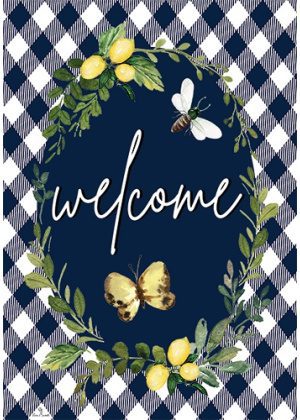 Lemon Welcome Flag | Welcome, Decorative, Summer, Lawn, Flag