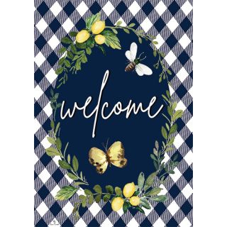 Lemon Welcome Flag | Welcome, Decorative, Summer, Lawn, Flag