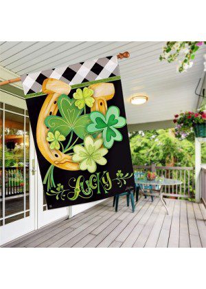 Lucky to be Irish House Flag | St. Patrick's Day, Cool, House, Flags