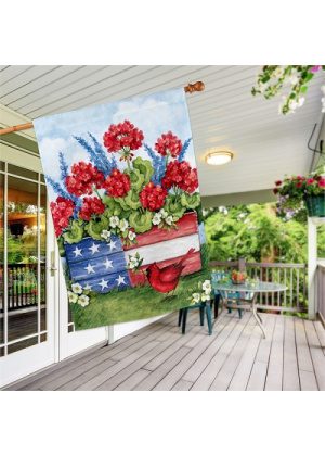 Patriotic Planter Box House Flag | Patriotic Flags | 4th of July Flags