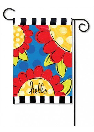 Pop of Flowers Garden Flag | Welcome, Floral, Yard, Garden, Flags