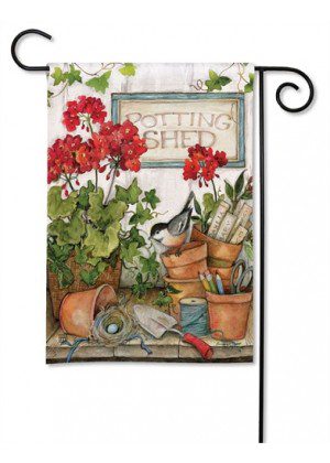Stay Awhile Garden Flag | Floral, Spring, Decorative, Garden, Flags