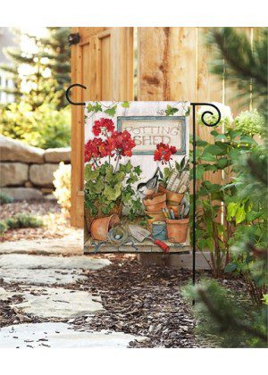 Stay Awhile Garden Flag | Floral, Spring, Decorative, Garden, Flags