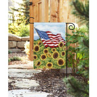 Sunflower Field Garden Flag | Floral, Patriotic, Yard, Garden, Flags
