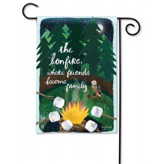 The Bonfire Garden Flag | Inspirational, Hobby, Yard, Garden, Flag