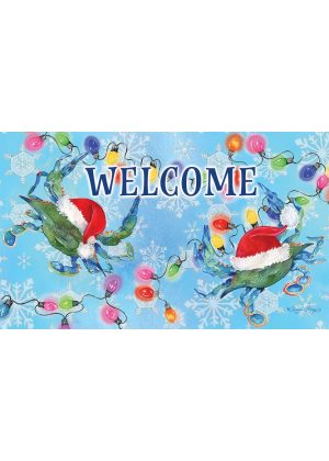 Christmas Crabs Doormat | Decorative Doormats | MatMates