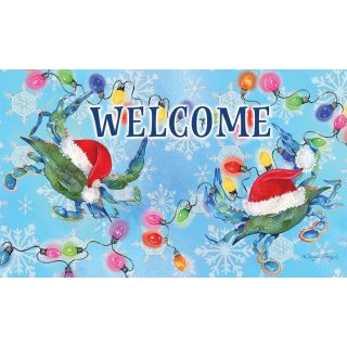 Christmas Crabs Doormat | Decorative Doormats | MatMates