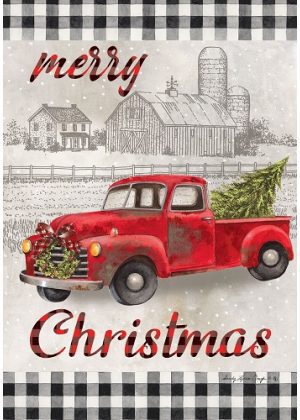 Christmas Truck Flag | Christmas, Decorative, Lawn, Cool, Flags
