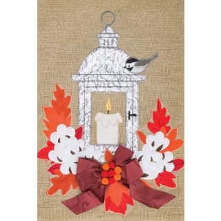 Fall Lantern Burlap Flag | Burlap, Fall, Bird, Cool, Garden, Flags