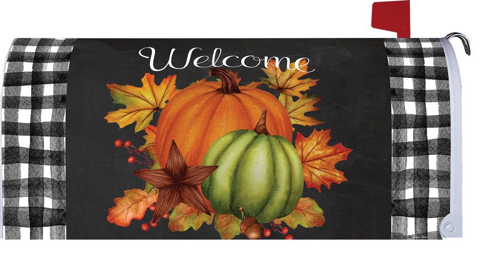 Fall Pumpkins Mailbox Cover Mailbox Covers Mailbox Wraps