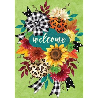 Fall Swag Flag | Fall, Welcome, Floral, Decorative, Lawn, Flags