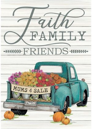 Fall Truck Flag | Fall, Farmhouse, Decorative, Inspirational, Flags