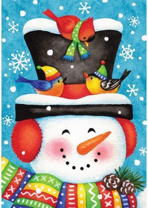 Jolly Snowman Flag | Christmas, Snowman, Decorative, Flags