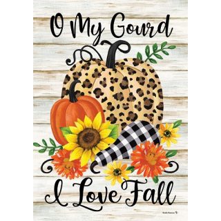 O My Gourd Flag | Fall, Farmhouse, Inspirational, Decorative, Flags