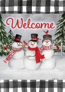 Snowmen Trio Flag | Christmas, Snowman, Welcome, Cool, Flags
