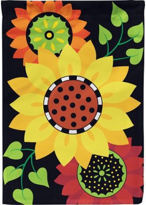 Sunflowers Flag | Applique, Fall, Cool, Yard, Garden, Flags
