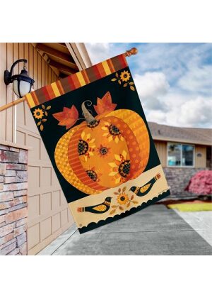 Primitive Harvest House Flag | Fall, Bird, Outdoor, House, Flags
