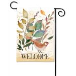 Autumn Flourish Garden Flag | Fall, Bird, Welcome, Garden, Flags