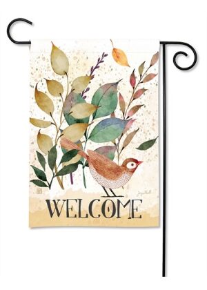 Autumn Flourish Garden Flag | Fall, Bird, Welcome, Garden, Flags