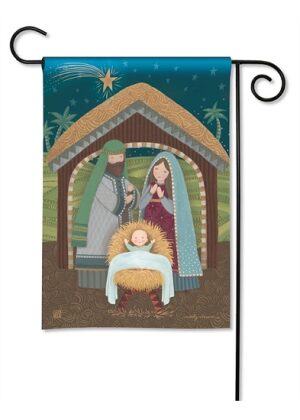 Away in a Manger Garden Flag | Christmas, Yard, Garden, Flags