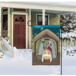 Away in a Manger Garden Flag | Christmas, Yard, Garden, Flags