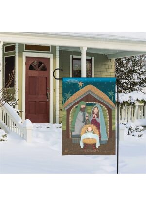 Away in a Manger Garden Flag | Christmas, Yard, Garden, Flags