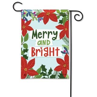 Bright Poinsettias Garden Flag | Christmas, Yard, Garden Flags