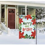 Bright Poinsettias Garden Flag | Christmas, Yard, Garden Flags