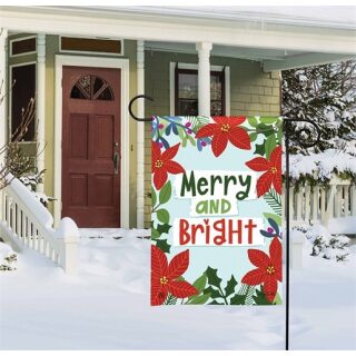 Bright Poinsettias Garden Flag | Christmas, Yard, Garden Flags