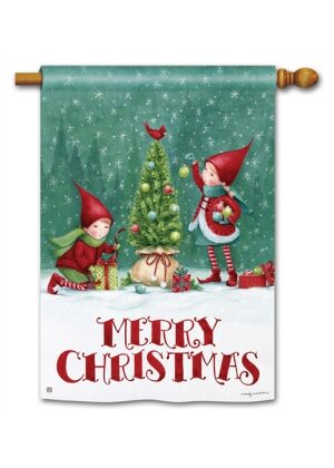 Christmas Elves House Flag | Christmas, Outdoor, House, Flags