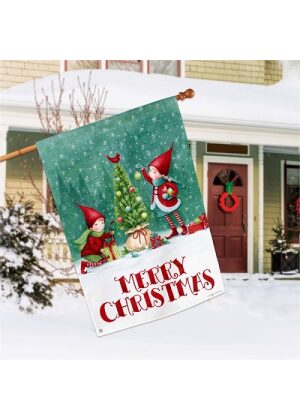 Christmas Elves House Flag | Christmas, Outdoor, House, Flags