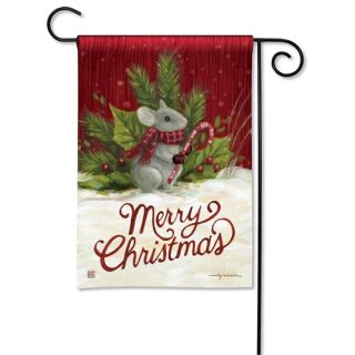 Christmas Mouse Garden Flag | Christmas, Yard, Garden, Flags