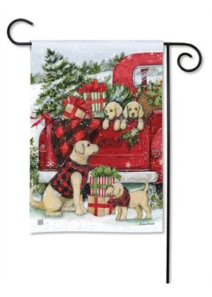 Christmas Puppies Garden Flag | Christmas, Yard, Garden, Flags