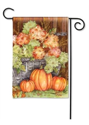 Fall Hydrangeas Garden Flag | Fall, Decorative, Yard, Garden, Flag
