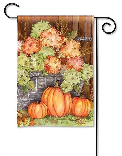 Fall Hydrangeas Garden Flag | Fall Flags | Garden Flag | Yard Flag