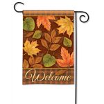 Falling Leaves Garden Flag | Fall, Floral, Welcome, Garden, Flags