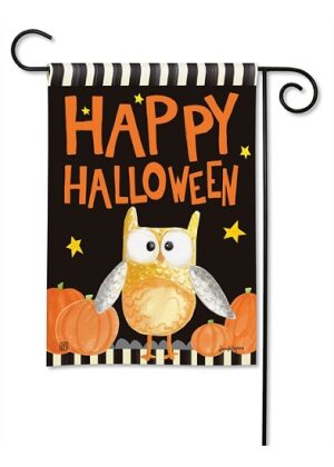 Halloween Night Owl Garden Flag | Halloween, Cool, Garden, Flag