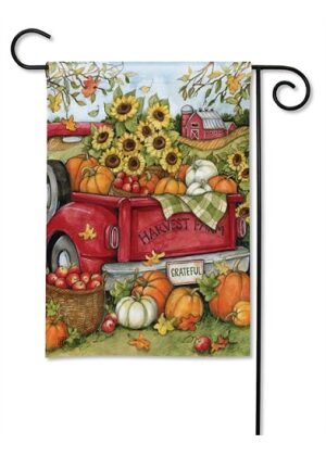 Harvest Farm Truck Garden Flag | Fall, Decorative, Garden, Flags