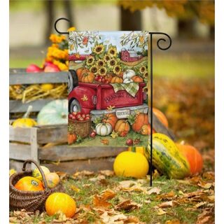 Harvest Farm Truck Garden Flag | Fall, Decorative, Garden, Flags