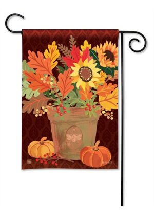 Harvest Terra Cotta Garden Flag | Fall, Decorative, Garden, Flags